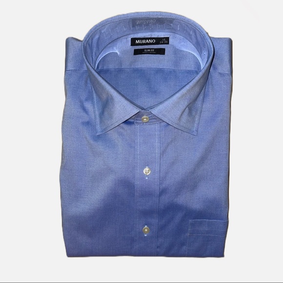 Murano | Shirts | Brand New Mens Blue Slim Fit 83435 Murano Dress Shirt |  Poshmark